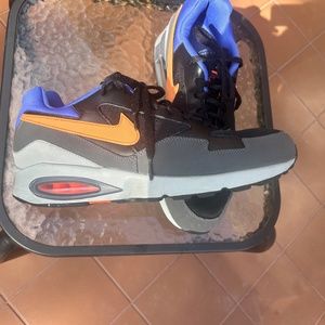 Nike Air Max ST Sneakers Shoes Men's Black Blue 652976-004 Size 12